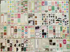 Lot Of 40 Sheets Happy Planner Complete Incomplete 3