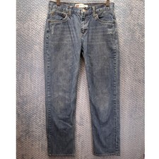 Levi's 514 Straight Leg Jeans Boys 18 Reg Medium Wash Blue Denim W29 L29