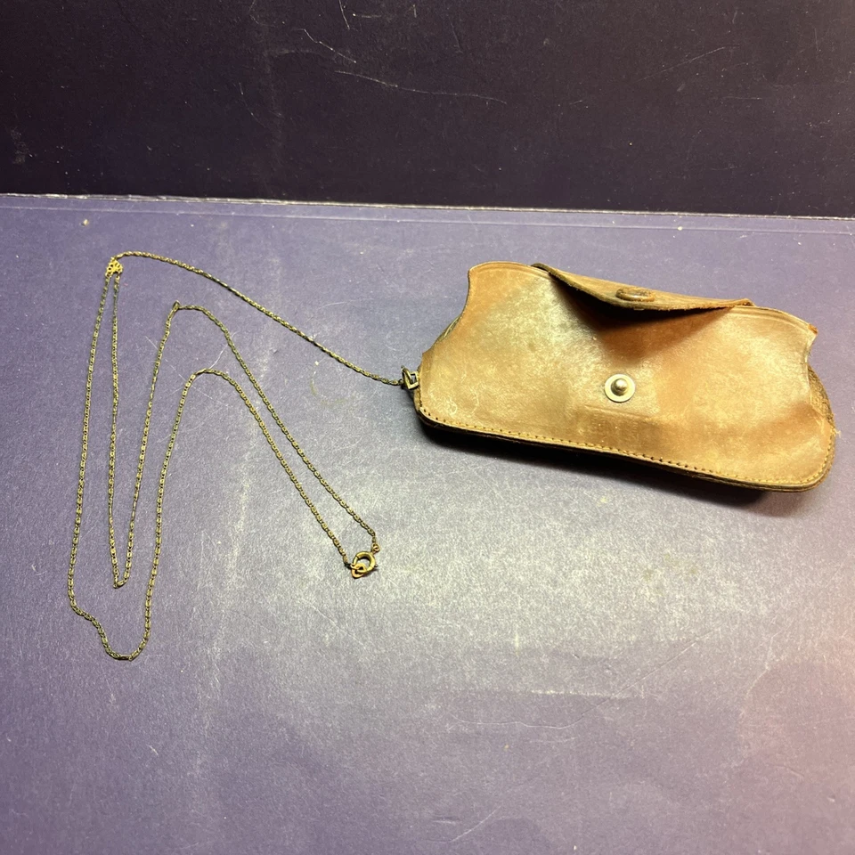 Opera Reading Eyeglasses 1/10 12K Gold Filled Antique Spectacle, Case & GF Chain - Image 2 of 4