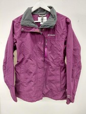 Women's Columbia Purple Size L Full-Zip Windbreaker Jacket