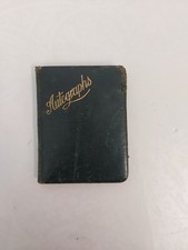Antique 1914 Autograph Book With Illustrations & Inspirational Verses
