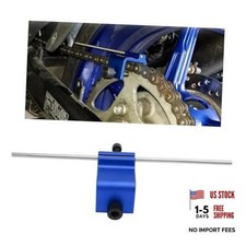 Chain Alignment Tool for Motorcycle, 08-0048 Aluminum Alloy Adjustment Blue