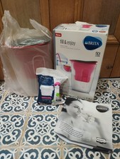 Image of BRITA Fill & Enjoy Fun 1.5L Filter Jug Pink/Clear Carbon Chlorine Filter