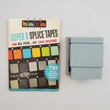 Baia Super 8 Splice Tapes and Splicer Vintage 8mm Film Editing Tool Home Movies