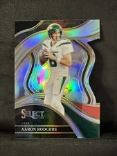 2023 Panini Select - Club Level Aaron Rodgers #300 Black & Red Prizm Die-Cut
