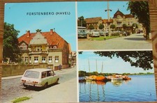 Fürstenberg Havel 1976: Wartburg Tourist Parking EEZ P70 Trabant Car Vintage