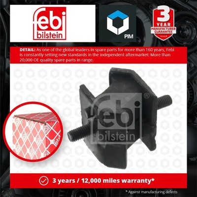 Gearbox Mounting fits BMW 525 E34 2.5 Rear Right 90 to 96 Transmission Febi New