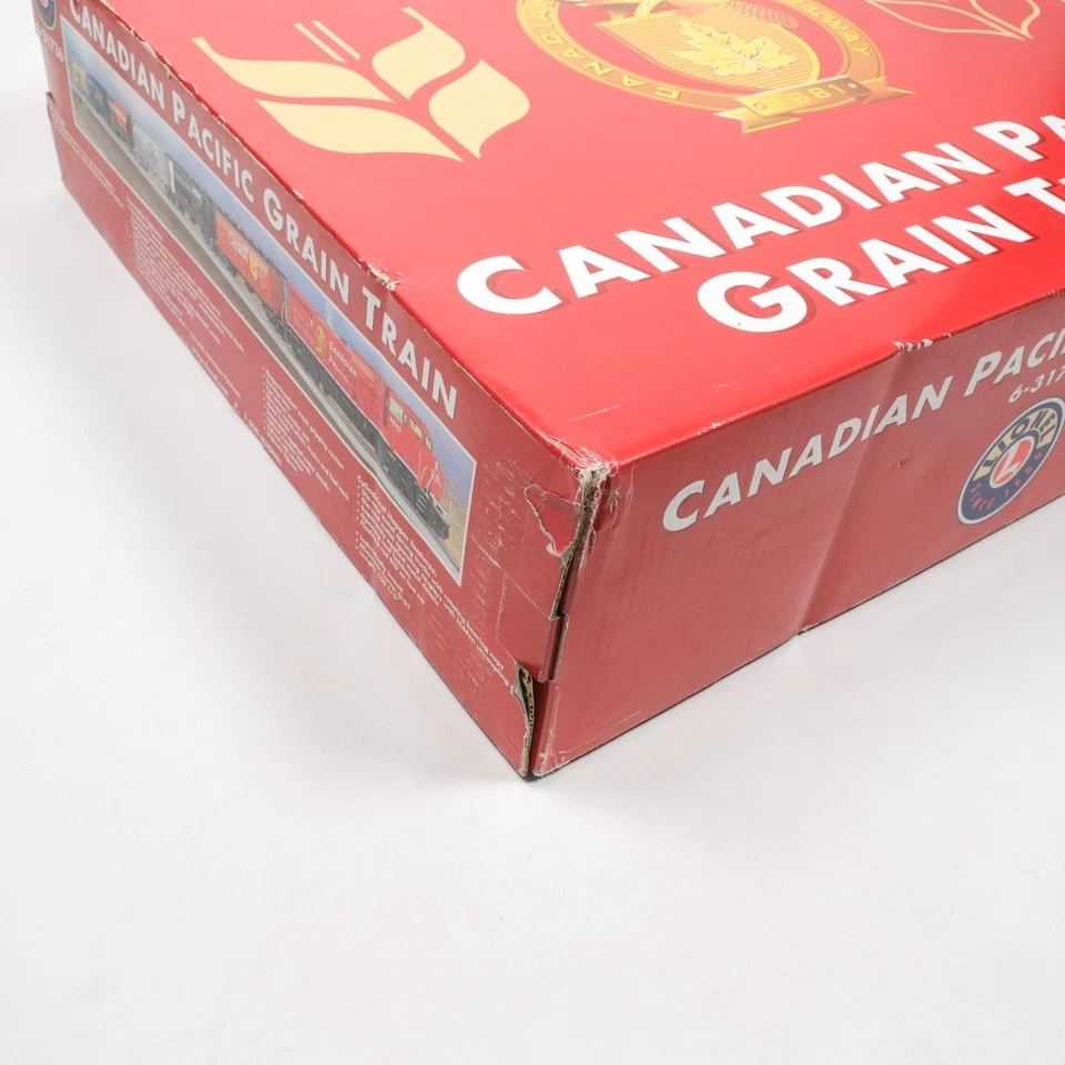 Lionel O Gauge Canadian Pacific Grain Train Coberto Hoppers + Locomotiva 6-61736 - Imagem 3 de 4