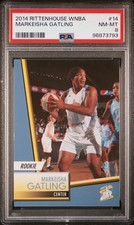 2014 Rittenhouse Wnba #14 Markeisha Gatling Rookie PSA 8 Chicago Sky