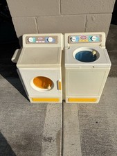 Vintage Little Tikes Tykes Kid Child Size Washer Dryer Missing Ironing Board 
