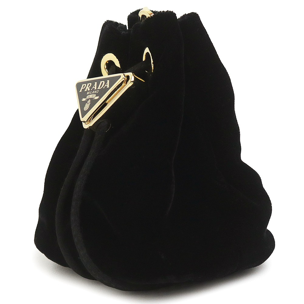 PRADA 1NR016 Mini Chain Triangle Drawstring Bag V… - image 5