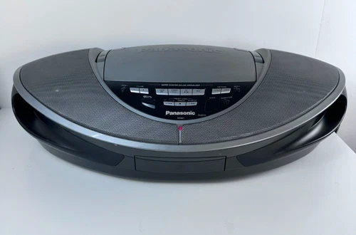 Panasonic RXED707 Boombox Radio Cassette CD Portable Stereo Vintage Gray