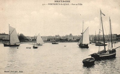 CPA 22 - ST-QUAY-PORTRIEUX (C. d'Armor) - 351. Hafen und Stadt