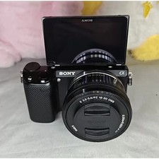 Sony Alpha NEX-5T Mirrorless Digital Camera with 16-50mm Lens Black