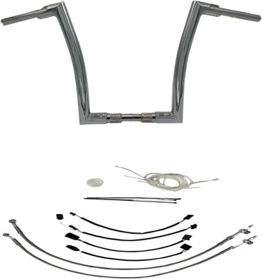 Fat Baggers, Inc. 1-1/2'' EZ Install Flat Top Handlebar Kit 14'' Chrome 609614