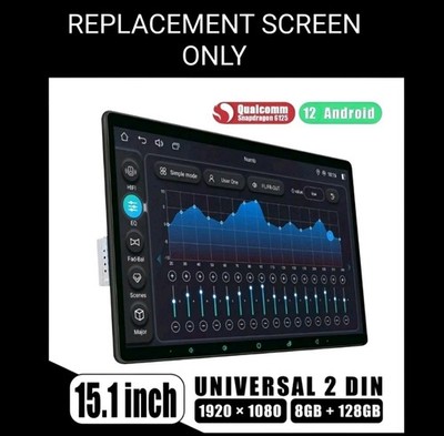 JOYING 15.1 Replacement Screen JY-UZD15N8 2DIN 10 Day Auction IF NOT SOLD I KEEP
