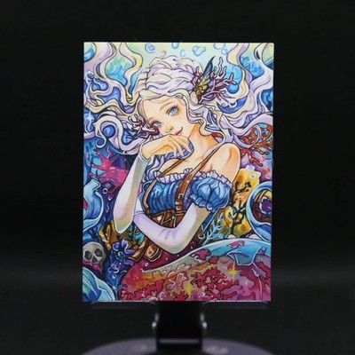 The Little Mermaid 2nd Disney 【Watercolor】 1/1 Hand Drawn Sketch Card By LiZhi