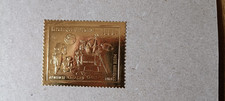 Timbre Or Gabon 1000 Francs Apollo XI Poste aérienne 1969 N°92 # 135