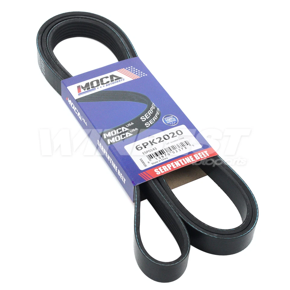 Serpentine Drive Belt Component Kit 90K-38323B for Dodge Ram 1500 2500 3500 4500 - Image 4 of 4