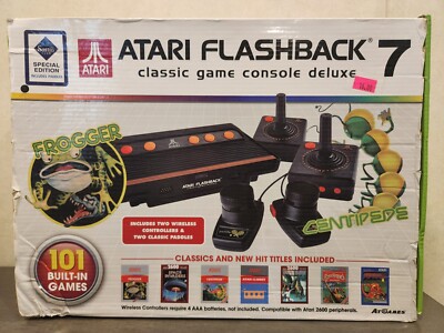 Atari Flashback 7 Classic Game Sam's Club Special Edition Paddles Inc *See Desc*