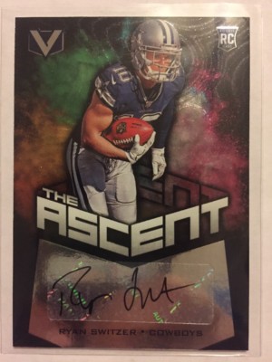 Ryan Switzer RC Auto /99 2017 Vertex Dallas Cowboys 