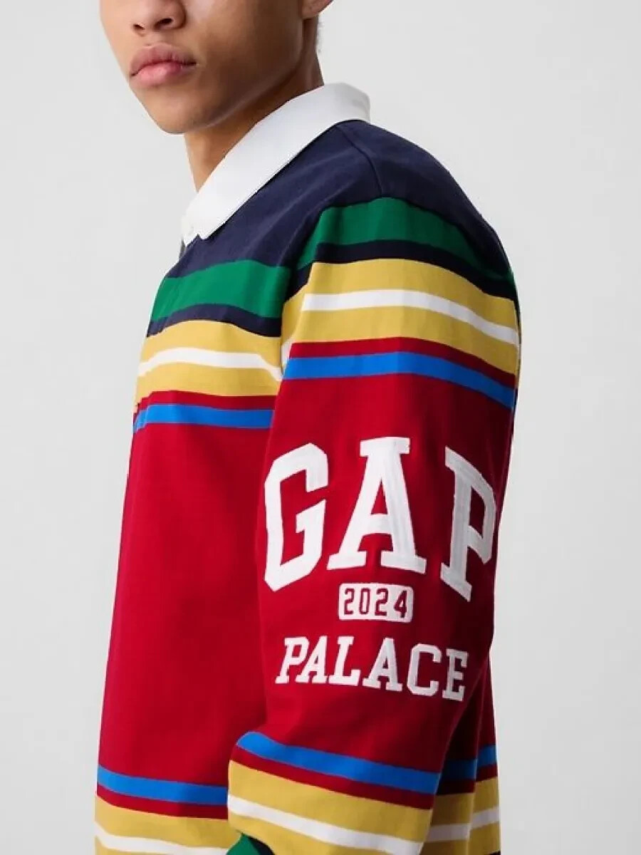 gap palace ラガーシャツ　XL Palace Gap Rugby Shirt Multi - Palace Gap 2024 - Palace