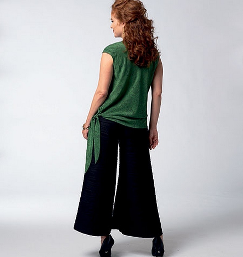 Vogue TODAY'S FIT BY SANDRA BETZINA Top, Culottes Pants Pattern V1334 ...