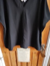 primark Black Poncho Style top Size UK20