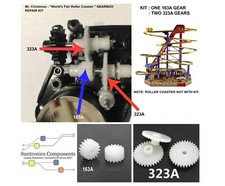 Mr Christmas World's fair Cyclone roller Coaster MOTOR GEAR BOX REPAIR KIT