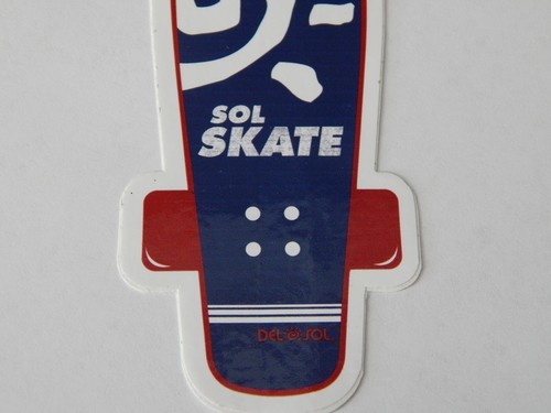 DEL SOL JUST ADD SUN! SKATE SKATEBOARDING DECAL STICKER 5 1/2" X 2" NWT - Picture 4 of 4