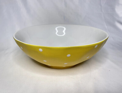 Sprinkle Yellow by Maxwell & Williams Large Salad Serving Bowl 11 