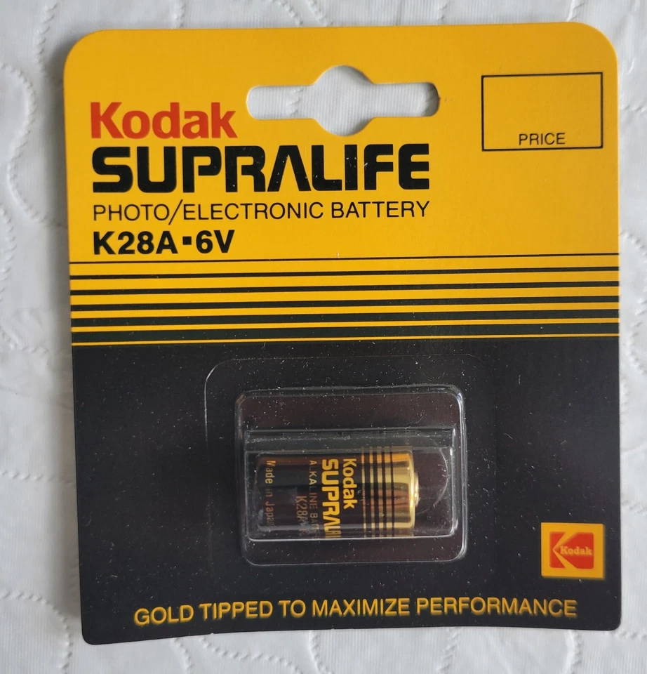 Batería Kodak Supralife K28A 6V Cámara Electrónica Vintage - ¡6 Baterías Selladas! Foto 2 de 3