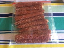 Ten 6" to 7" DRIED PRIMITIVE RUSTIC FIELD CORN COBS FOR CRAFTING NATURALLY DRIED