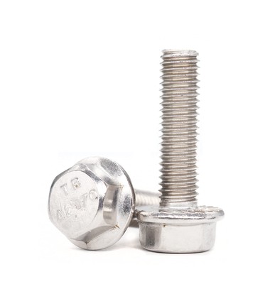 ''binifiMux 10pcs M8-1.25 x 40mm Serrated Flanged Hex Bolts Flange Hexagon Scr...