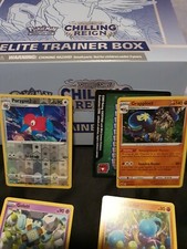 Pokemon Chilling Reign Booster Pack opened GRAPPLOCT  92/198 & PORYGON2 117/198
