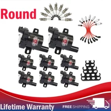 Ignition Coil Pack +Spark Plug+ Wires For 99-06 Chevy Silverado GMC LS 5.3L D585