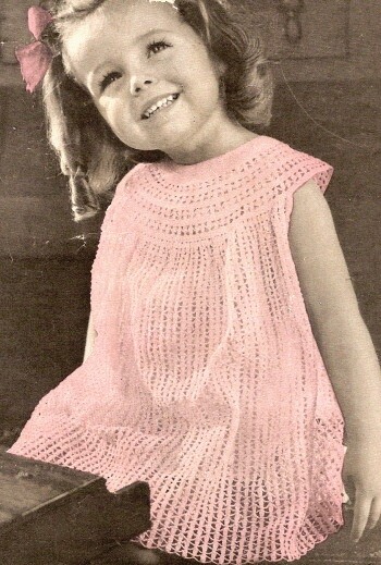 vintage crochet baby dress pattern Crochet Baby Dress Pattern, Almost Free Crochet Pattern, Newborn Baby