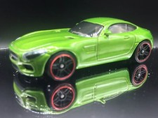 '15 MERCEDES-AMG GT green W/ red rim pr5 NIGHTBURNERZ 2018 Hot Wheels Loose Vhtf