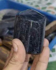 Natural Black Tourmaline Freeform Crystals for Home & Office - Healing Geode