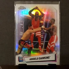 Angelo Dawkins #47 2021 Topps Chrome WWE Refractors