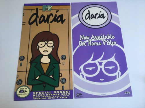 RARE Vintage NEW DARIA MTV Rare 1997 DS PROMO POSTER FLAT 12x24 CULT Classic - Picture 1 of 5