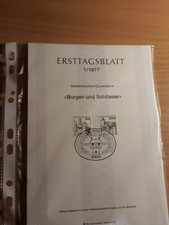 BRD ersttagsb&auml;tter etb fdc Mk kompletter Jahrgang Vollstempel  Post ESST  1977