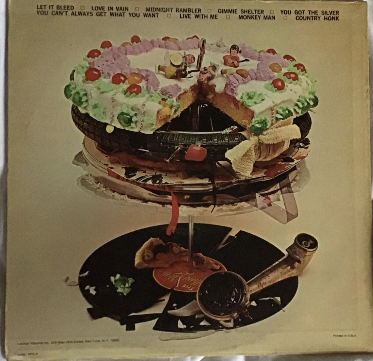 帯付き Rolling Stones Let It Bleed レコード LP The Rolling Stones - Let It Bleed LP w/OBI London Records