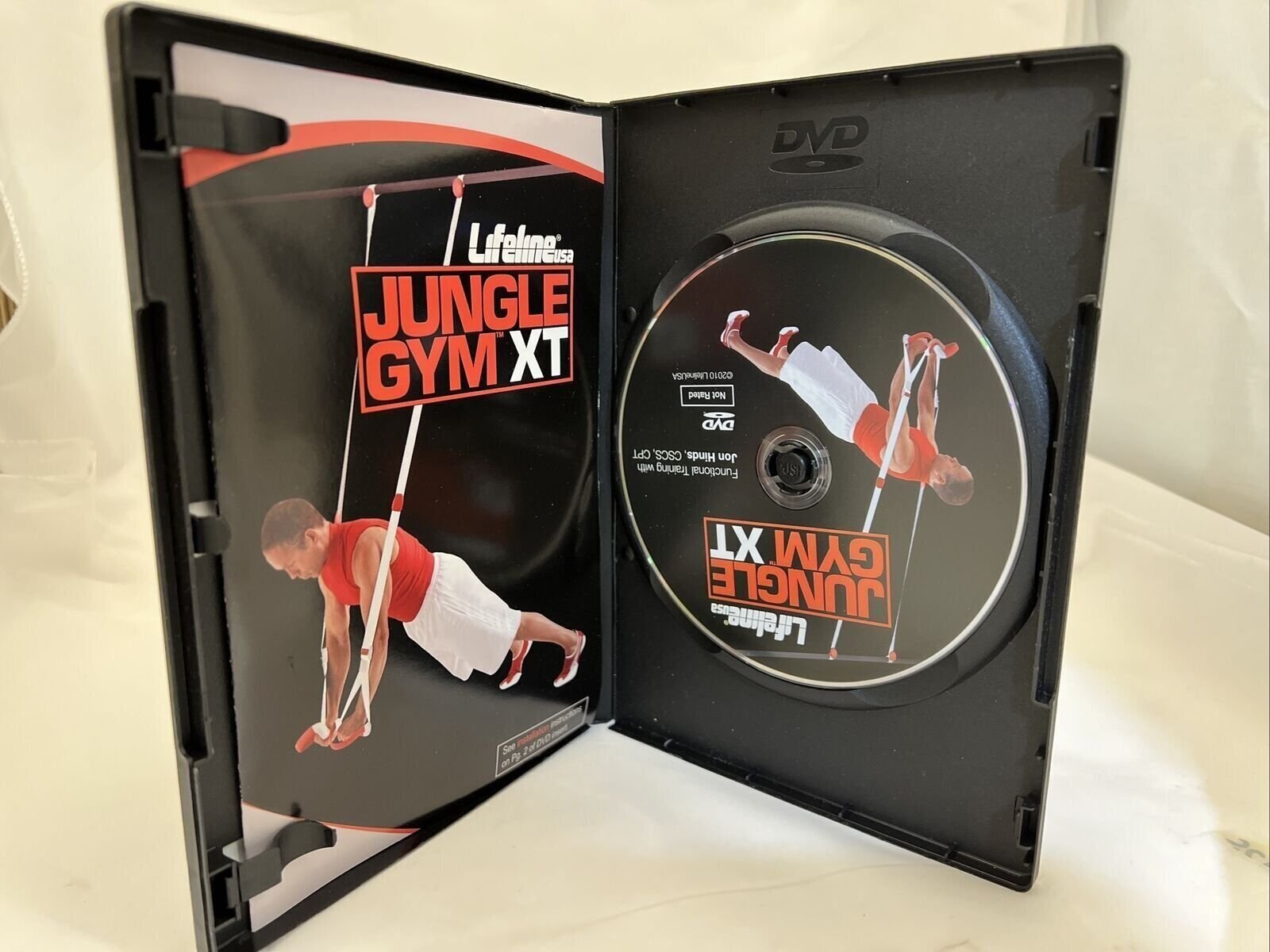 Lifeline Jungle Gym XT Suspension Trainer Bodyweight Resistance Fitness DVD