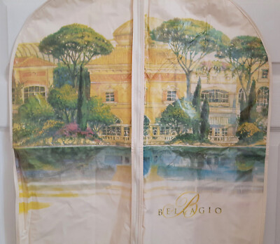 Bellagio Hotel Garment Bag Las Vegas Nevada 60 x 24 in Cream  New Unused