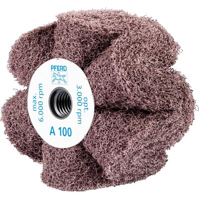 5 x PFERD POLINOX-Schleifrad mit Gewinde PNG 10050 5/8-11 A 100