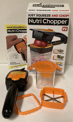 NutriChopper Food Chopper & Dicer With Booklet And Box