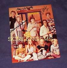 Brady Bunch TV signed photo Florence Henderson Ann B. Davis Sherwood Schwartz 