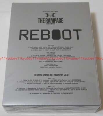 THE RAMPAGE from EXILE TRIBE REBOOT 3 CD 2 Blu-ray Photobook