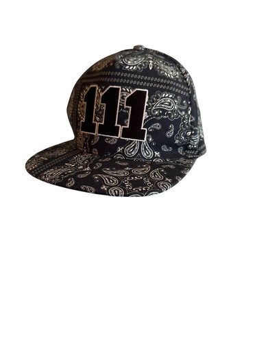 Boohoo MAN Paisley Bandana Print Snapback Hat Adjustable